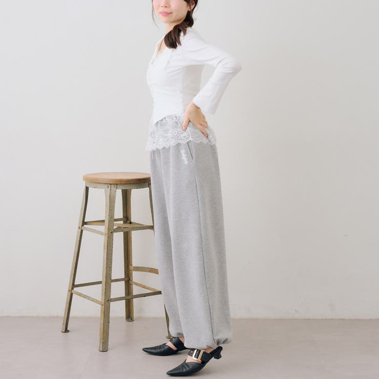 裾レースドッキングプルオーバー | RMAF　NICE CLAUP / OLIVE des OLIVE | 詳細画像19 