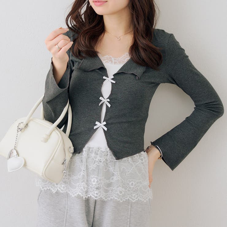 裾レースドッキングプルオーバー | RMAF　NICE CLAUP / OLIVE des OLIVE | 詳細画像20 