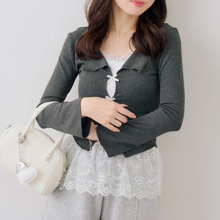 裾レースドッキングプルオーバー | RMAF　NICE CLAUP / OLIVE des OLIVE | 詳細画像21 