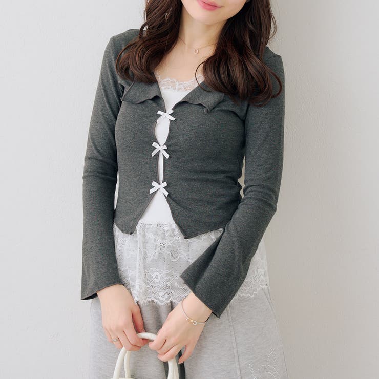 裾レースドッキングプルオーバー | RMAF　NICE CLAUP / OLIVE des OLIVE | 詳細画像22 