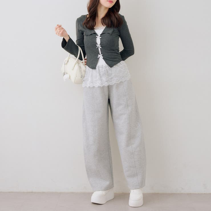 裾レースドッキングプルオーバー | RMAF　NICE CLAUP / OLIVE des OLIVE | 詳細画像25 