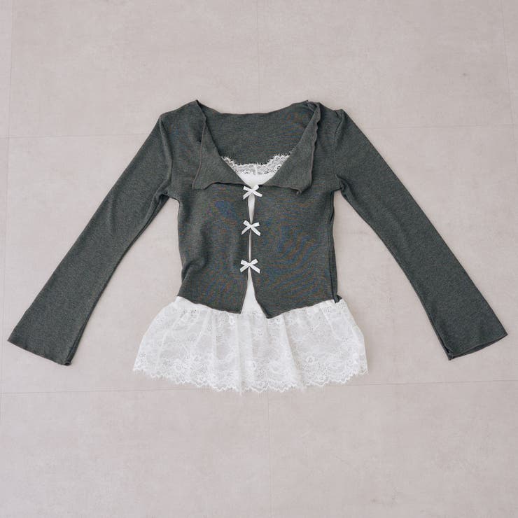 裾レースドッキングプルオーバー | RMAF　NICE CLAUP / OLIVE des OLIVE | 詳細画像29 