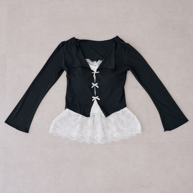 裾レースドッキングプルオーバー | RMAF　NICE CLAUP / OLIVE des OLIVE | 詳細画像30 