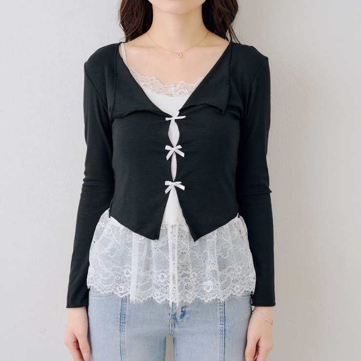 裾レースドッキングプルオーバー | RMAF　NICE CLAUP / OLIVE des OLIVE | 詳細画像31 