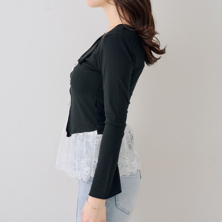 裾レースドッキングプルオーバー | RMAF　NICE CLAUP / OLIVE des OLIVE | 詳細画像32 