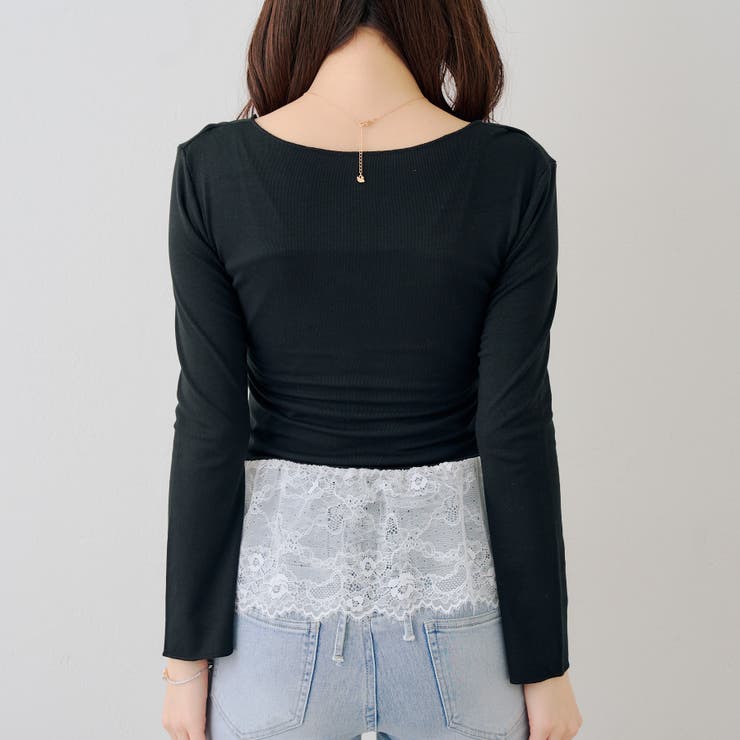 裾レースドッキングプルオーバー | RMAF　NICE CLAUP / OLIVE des OLIVE | 詳細画像33 