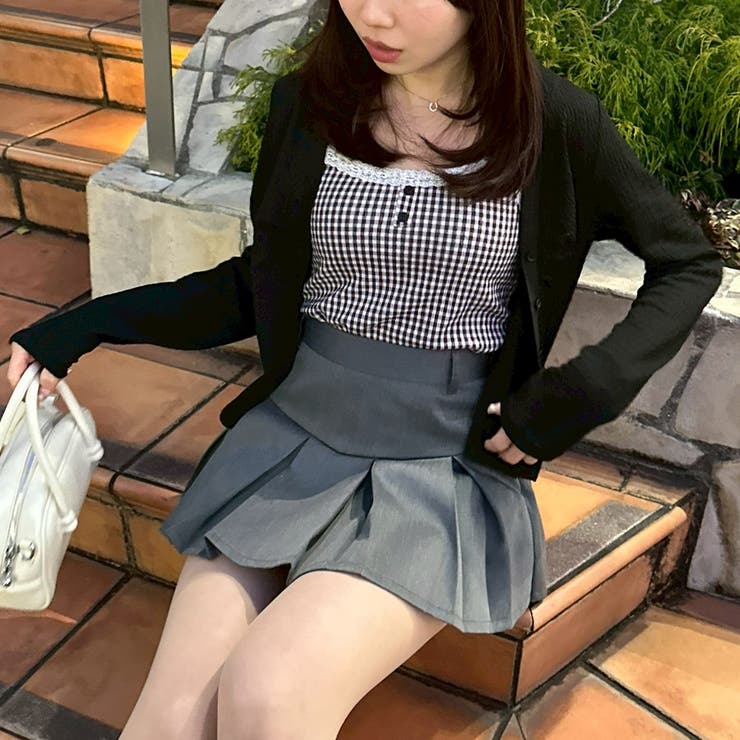 【セットアイテム】花柄ジャガードカーディガン×キャミ | NICE CLAUP / OLIVE des OLIVE　OUTLET | 詳細画像8 