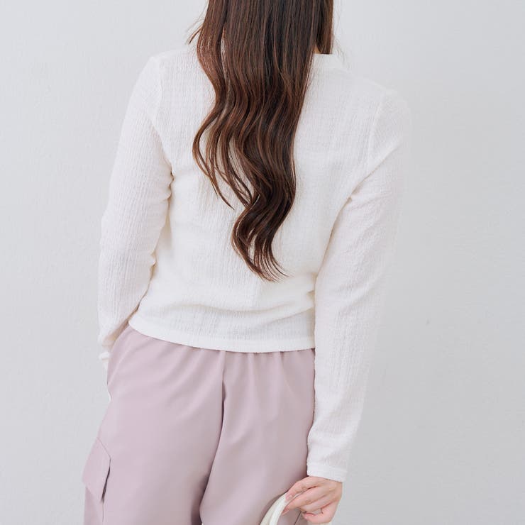 【セットアイテム】花柄ジャガードカーディガン×キャミ | NICE CLAUP / OLIVE des OLIVE　OUTLET | 詳細画像19 