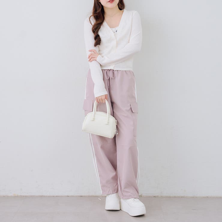 【セットアイテム】花柄ジャガードカーディガン×キャミ | NICE CLAUP / OLIVE des OLIVE　OUTLET | 詳細画像20 