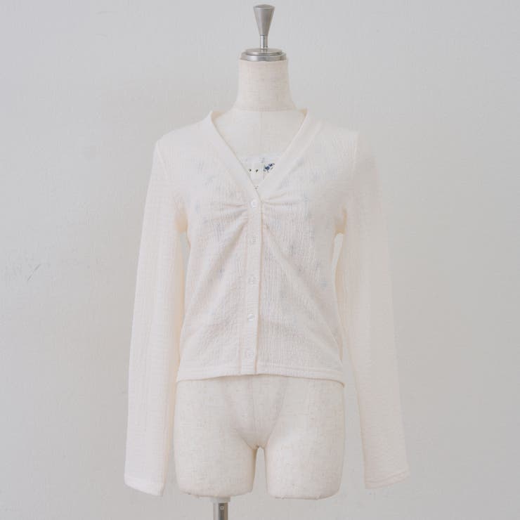 【セットアイテム】花柄ジャガードカーディガン×キャミ | NICE CLAUP / OLIVE des OLIVE　OUTLET | 詳細画像34 