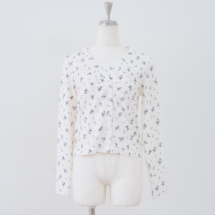 【セットアイテム】花柄ジャガードカーディガン×キャミ | NICE CLAUP / OLIVE des OLIVE　OUTLET | 詳細画像37 