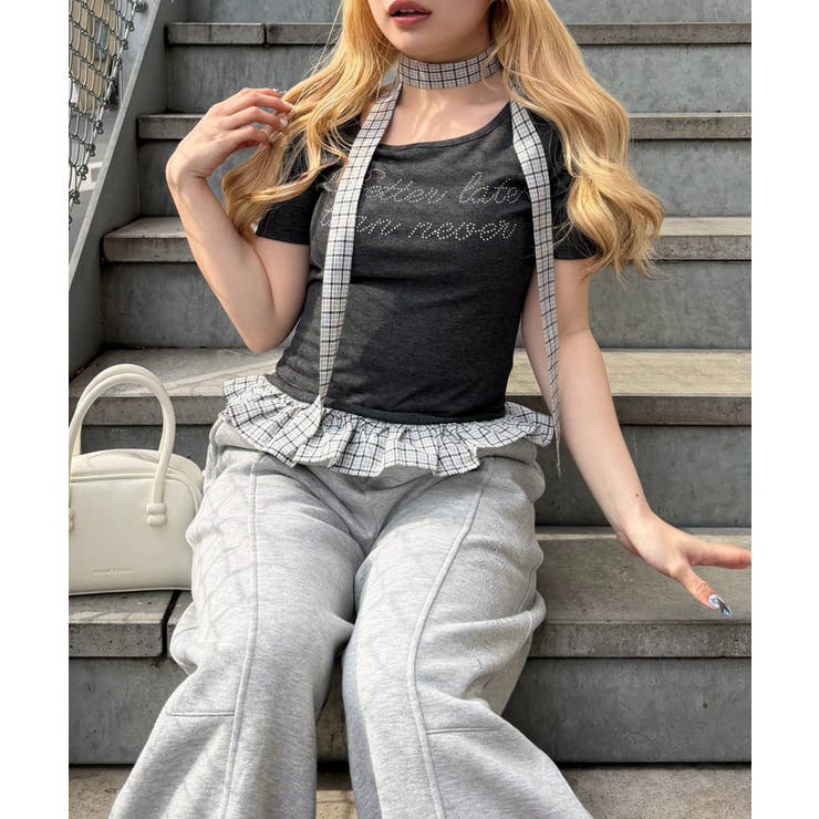 チョーカー付裾フリルフライスT | RMAF　NICE CLAUP / OLIVE des OLIVE | 詳細画像14 