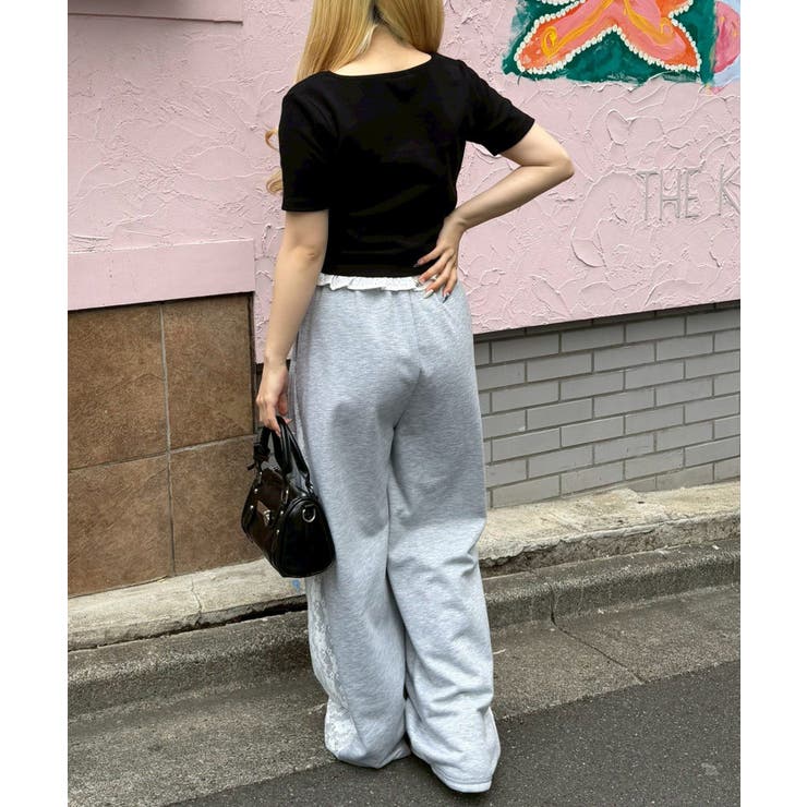 レースドッキングテレコT | RMAF　NICE CLAUP / OLIVE des OLIVE | 詳細画像7 