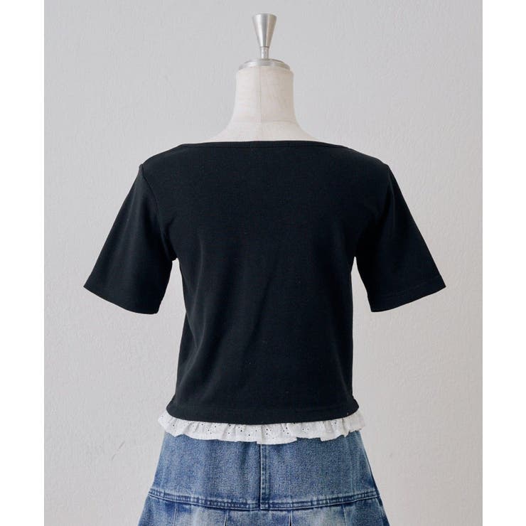 レースドッキングテレコT | RMAF　NICE CLAUP / OLIVE des OLIVE | 詳細画像24 