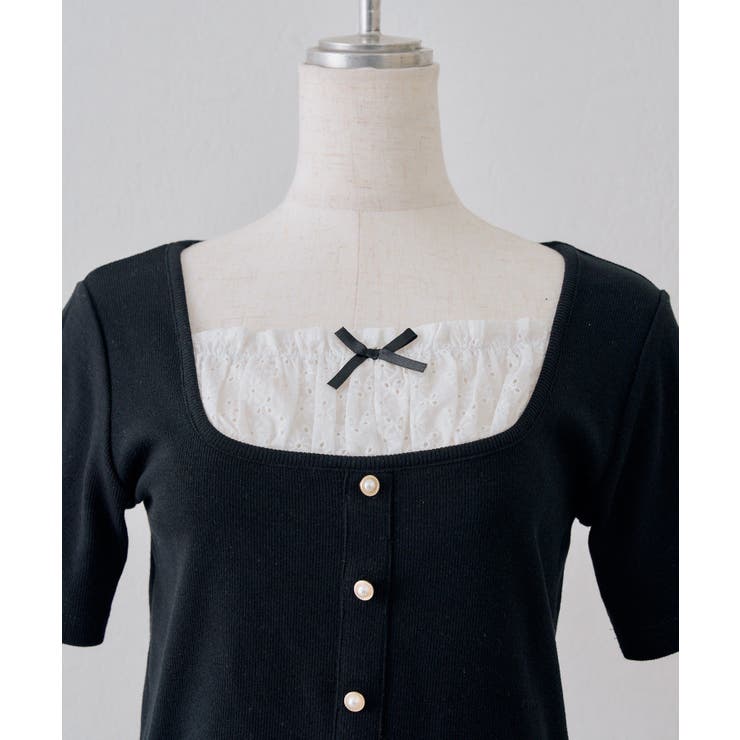 レースドッキングテレコT | RMAF　NICE CLAUP / OLIVE des OLIVE | 詳細画像26 