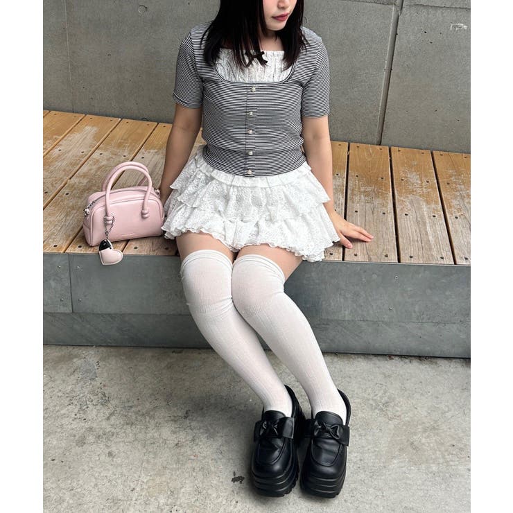 レースドッキングテレコT | RMAF　NICE CLAUP / OLIVE des OLIVE | 詳細画像9 