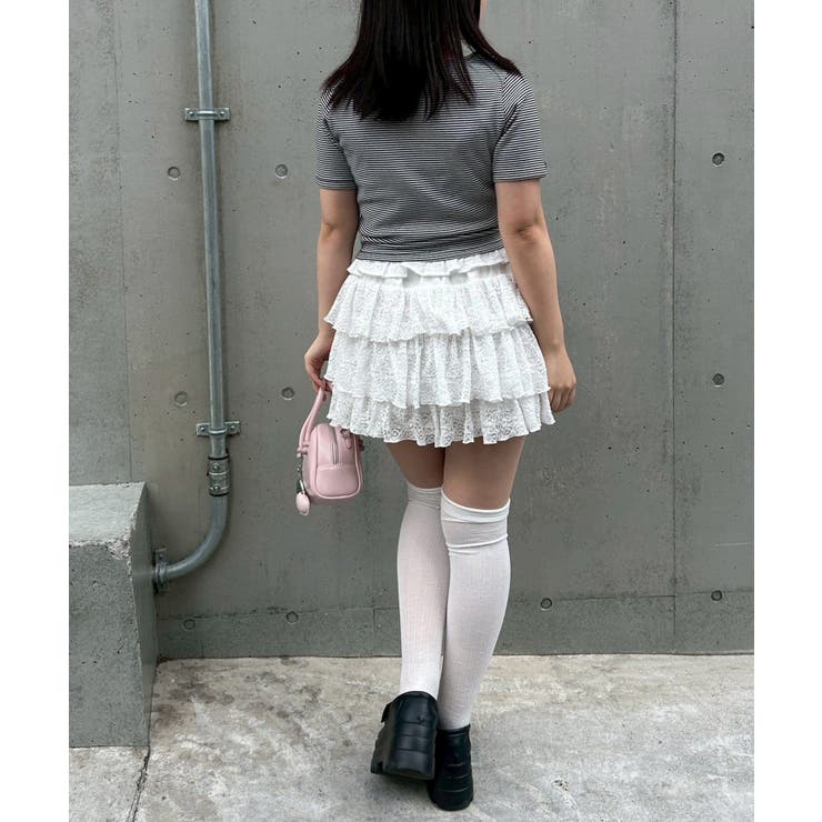 レースドッキングテレコT | RMAF　NICE CLAUP / OLIVE des OLIVE | 詳細画像11 