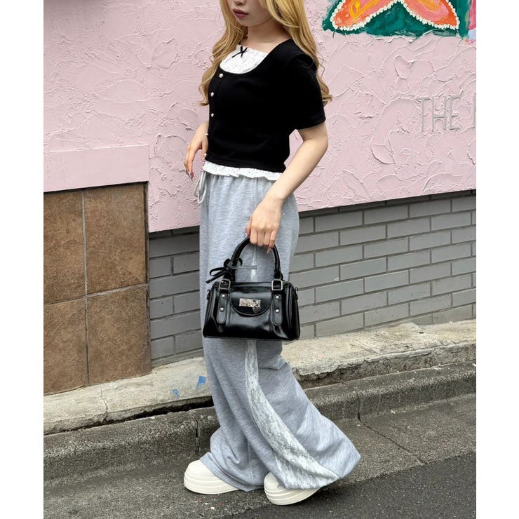 レースドッキングテレコT | RMAF　NICE CLAUP / OLIVE des OLIVE | 詳細画像6 