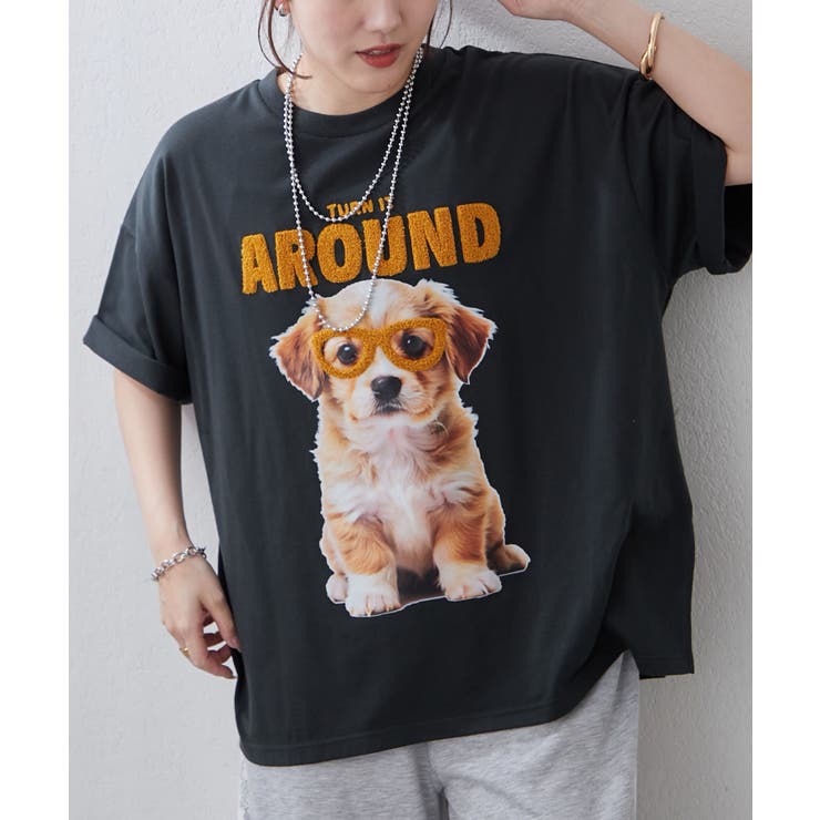 メガネ犬半袖BIGT | RMAF　NICE CLAUP / OLIVE des OLIVE | 詳細画像8 