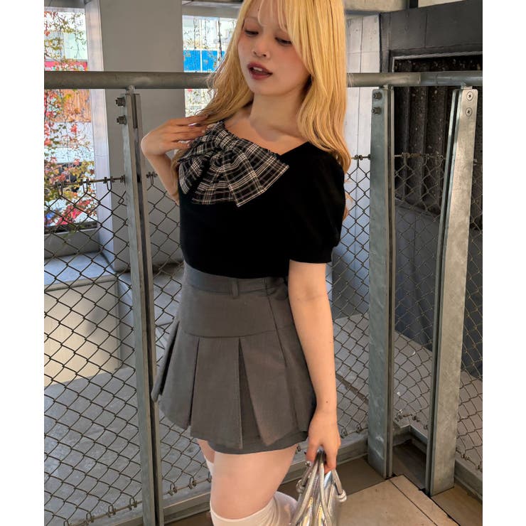 【セットアップ対応】リボンドッキングパフT | RMAF　NICE CLAUP / OLIVE des OLIVE | 詳細画像13 