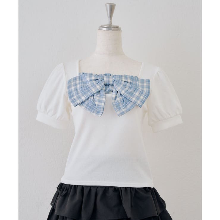 【セットアップ対応】リボンドッキングパフT | RMAF　NICE CLAUP / OLIVE des OLIVE | 詳細画像20 