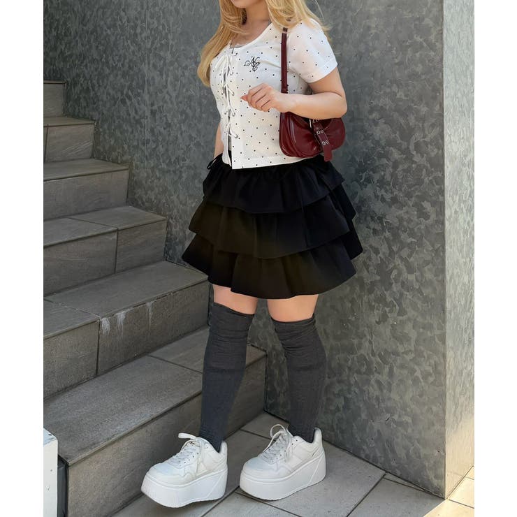 【5色展開】レースアップドッキングプルオーバー | RMAF　NICE CLAUP / OLIVE des OLIVE | 詳細画像7 