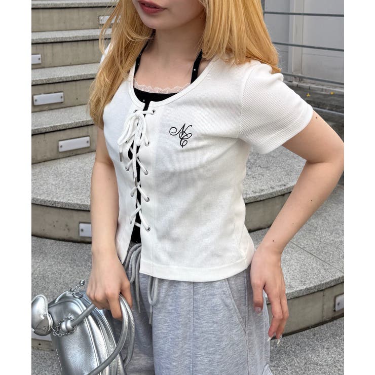 【5色展開】レースアップドッキングプルオーバー | RMAF　NICE CLAUP / OLIVE des OLIVE | 詳細画像22 