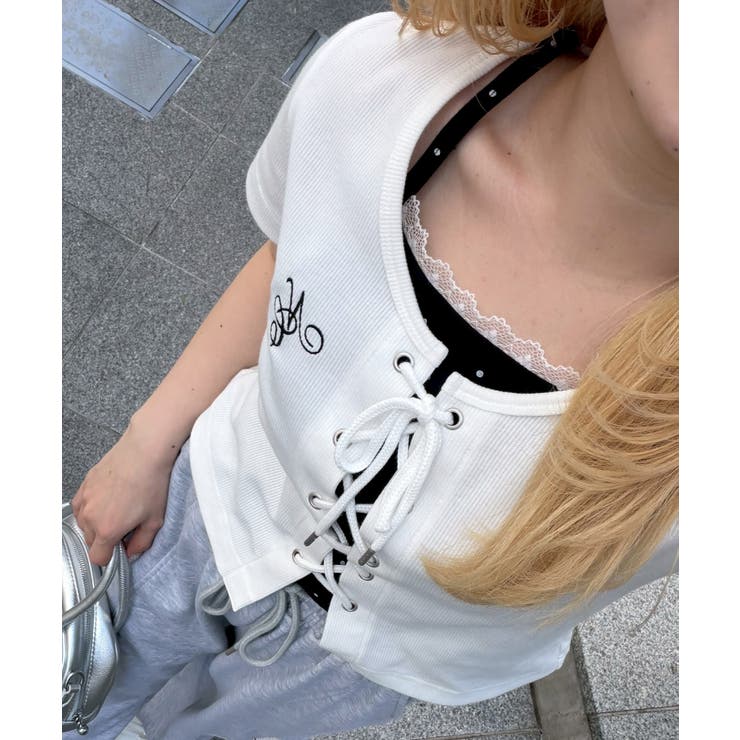 【5色展開】レースアップドッキングプルオーバー | RMAF　NICE CLAUP / OLIVE des OLIVE | 詳細画像23 