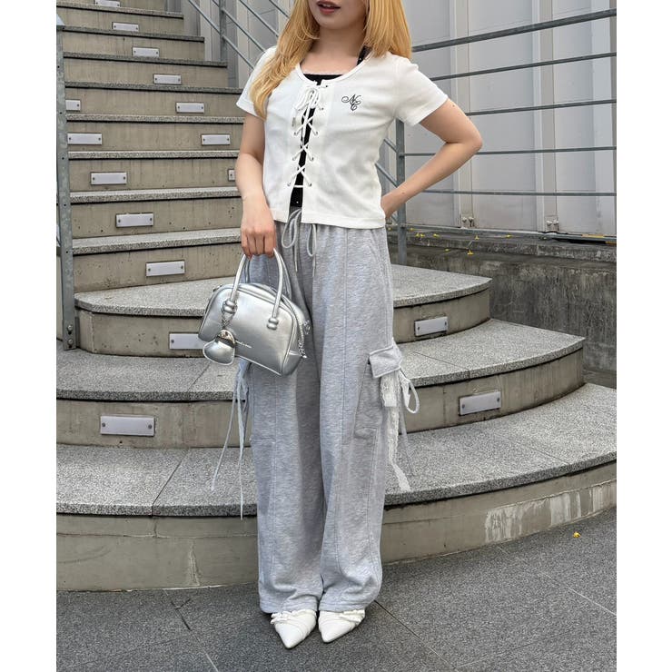 【5色展開】レースアップドッキングプルオーバー | RMAF　NICE CLAUP / OLIVE des OLIVE | 詳細画像26 