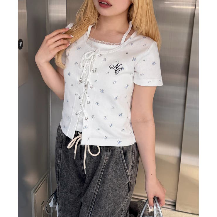 【5色展開】レースアップドッキングプルオーバー | RMAF　NICE CLAUP / OLIVE des OLIVE | 詳細画像30 