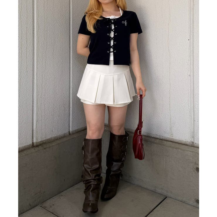 【5色展開】レースアップドッキングプルオーバー | RMAF　NICE CLAUP / OLIVE des OLIVE | 詳細画像44 