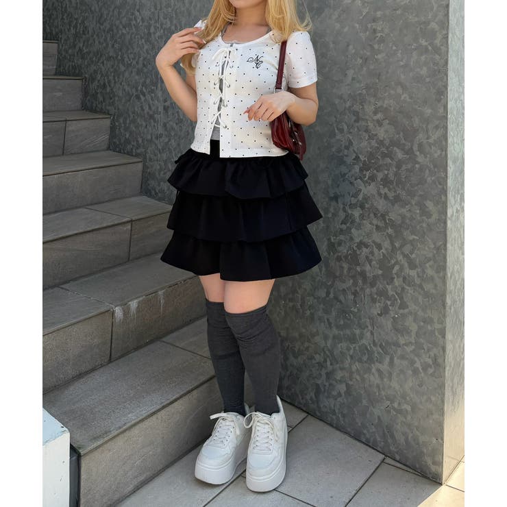 【5色展開】レースアップドッキングプルオーバー | RMAF　NICE CLAUP / OLIVE des OLIVE | 詳細画像6 