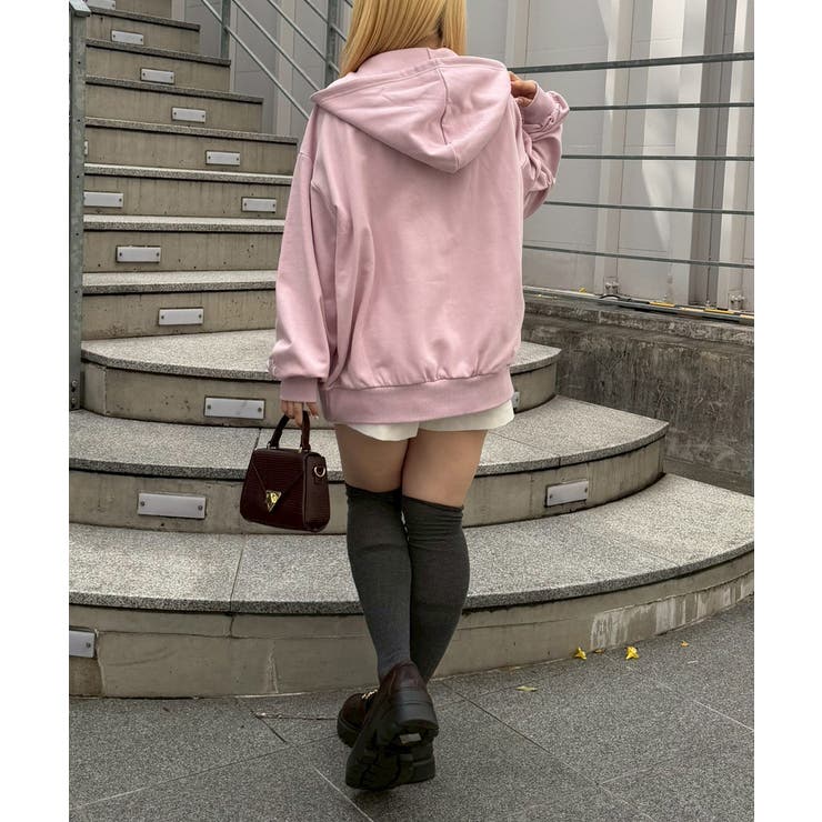 【5色展開】レースロゴ裏毛パーカー | RMAF　NICE CLAUP / OLIVE des OLIVE | 詳細画像9 