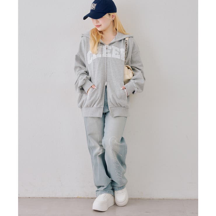 【5色展開】レースロゴ裏毛パーカー | RMAF　NICE CLAUP / OLIVE des OLIVE | 詳細画像16 