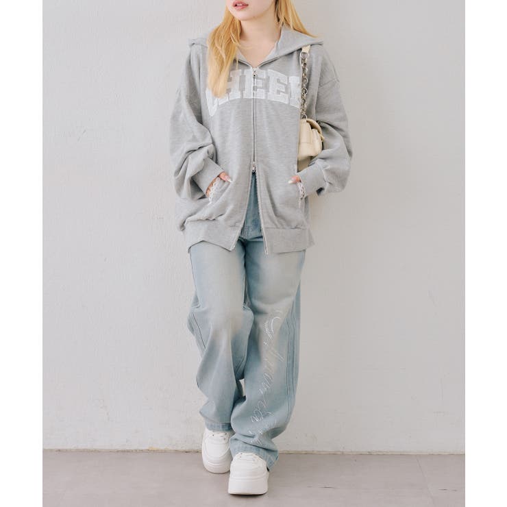 【5色展開】レースロゴ裏毛パーカー | RMAF　NICE CLAUP / OLIVE des OLIVE | 詳細画像17 