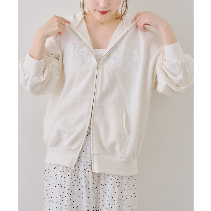 【5色展開】レースロゴ裏毛パーカー | RMAF　NICE CLAUP / OLIVE des OLIVE | 詳細画像21 