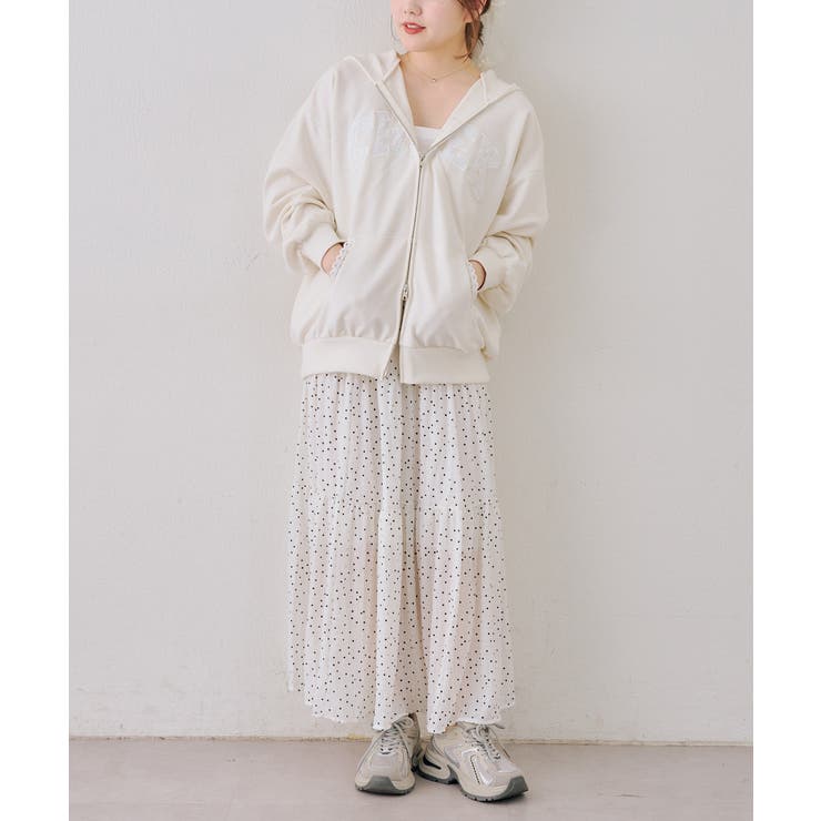 【5色展開】レースロゴ裏毛パーカー | RMAF　NICE CLAUP / OLIVE des OLIVE | 詳細画像24 