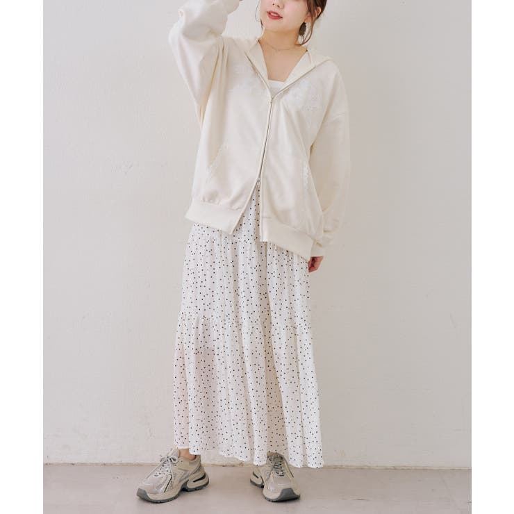 【5色展開】レースロゴ裏毛パーカー | RMAF　NICE CLAUP / OLIVE des OLIVE | 詳細画像25 