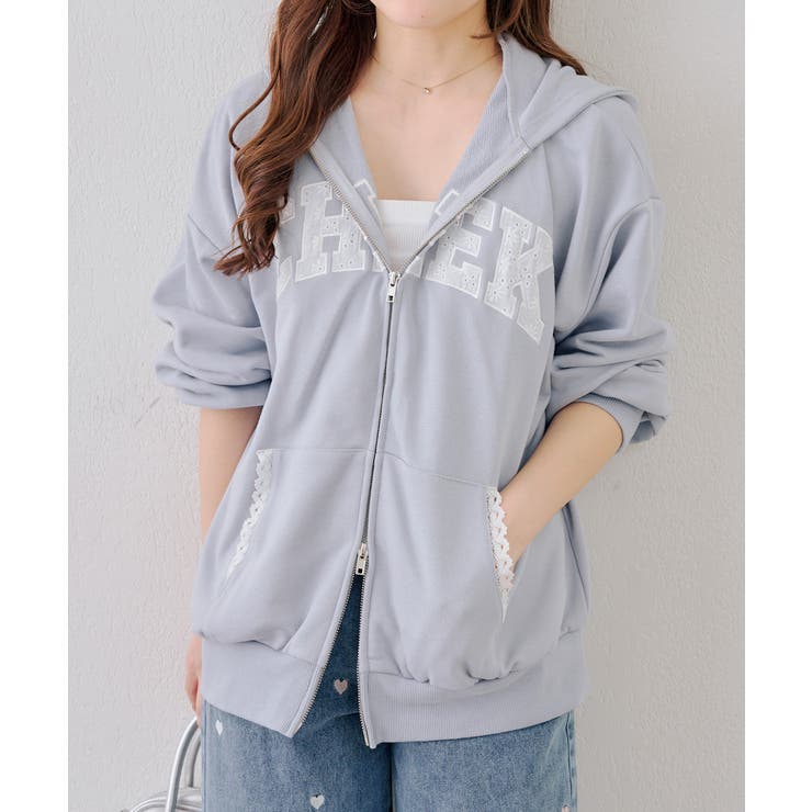 【5色展開】レースロゴ裏毛パーカー | RMAF　NICE CLAUP / OLIVE des OLIVE | 詳細画像28 