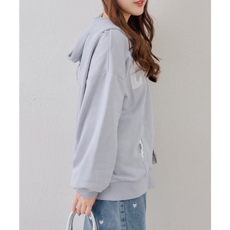 【5色展開】レースロゴ裏毛パーカー | RMAF　NICE CLAUP / OLIVE des OLIVE | 詳細画像32 