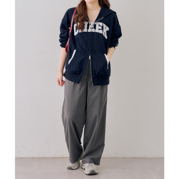 【5色展開】レースロゴ裏毛パーカー | RMAF　NICE CLAUP / OLIVE des OLIVE | 詳細画像37 