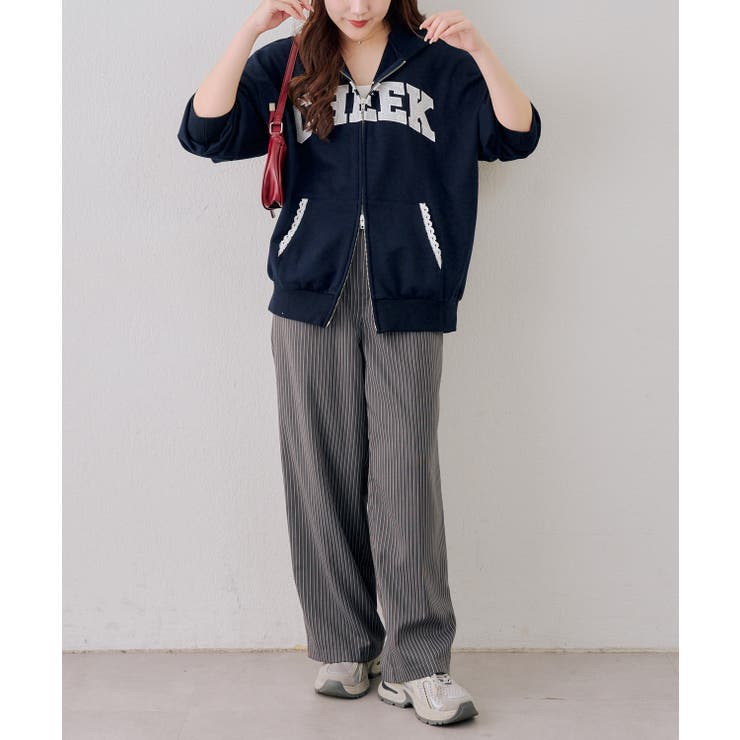 【5色展開】レースロゴ裏毛パーカー | RMAF　NICE CLAUP / OLIVE des OLIVE | 詳細画像38 