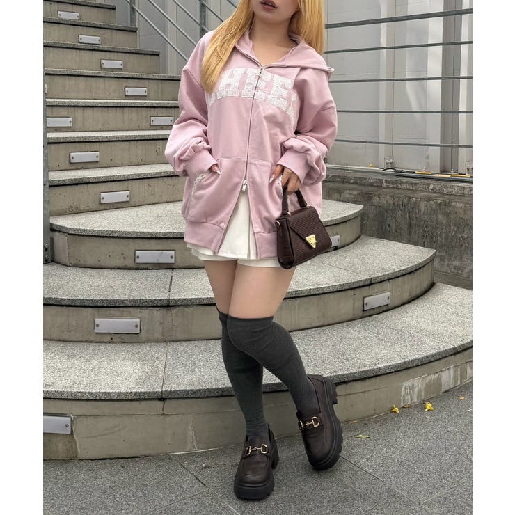 【5色展開】レースロゴ裏毛パーカー | RMAF　NICE CLAUP / OLIVE des OLIVE | 詳細画像6 