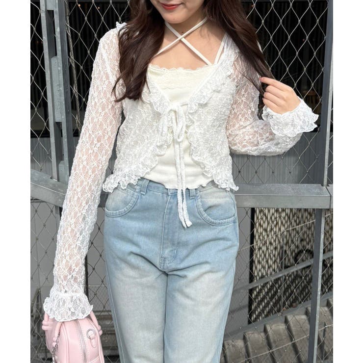 ラッフルフリフリカーディガン | RMAF　NICE CLAUP / OLIVE des OLIVE | 詳細画像7 