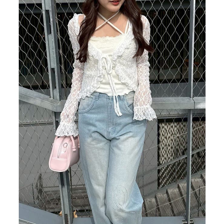 ラッフルフリフリカーディガン | RMAF　NICE CLAUP / OLIVE des OLIVE | 詳細画像8 