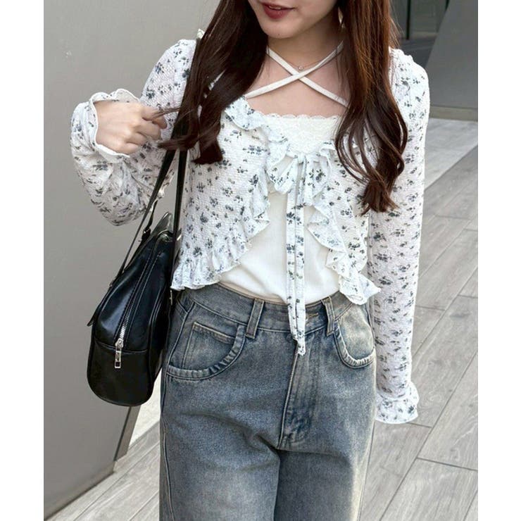 ラッフルフリフリカーディガン | RMAF　NICE CLAUP / OLIVE des OLIVE | 詳細画像2 