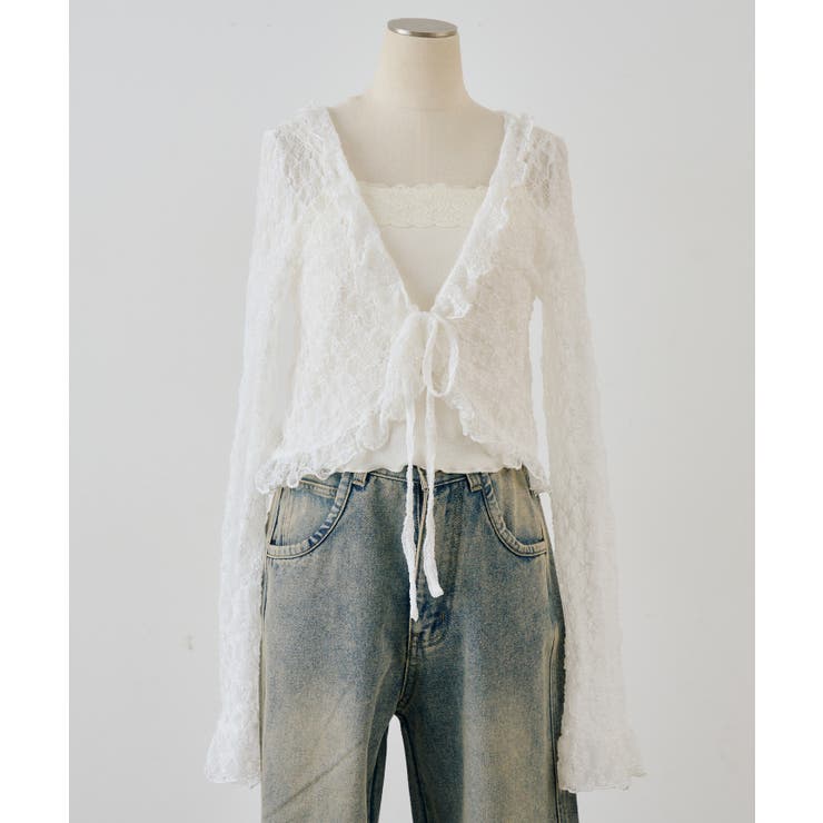 ラッフルフリフリカーディガン | RMAF　NICE CLAUP / OLIVE des OLIVE | 詳細画像24 