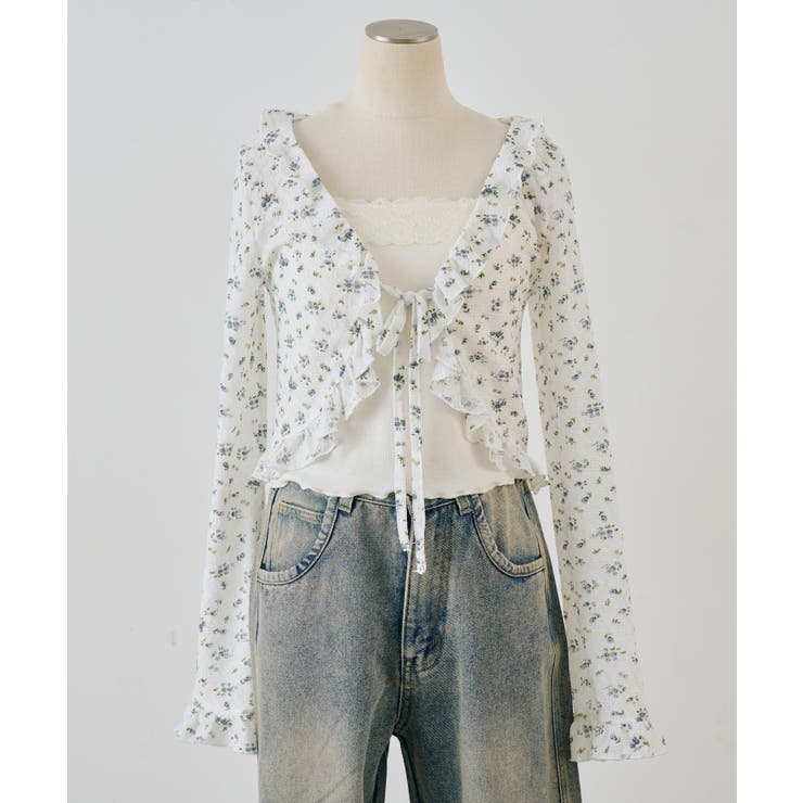 ラッフルフリフリカーディガン | RMAF　NICE CLAUP / OLIVE des OLIVE | 詳細画像25 