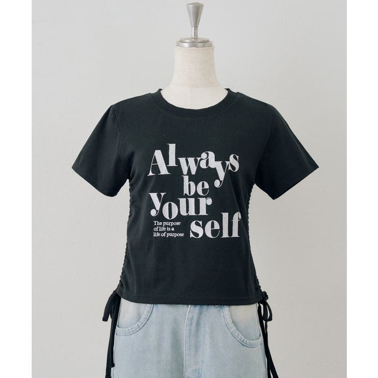 ブラック系 | 【7色展開】アソートロゴドロストチビT | RMAF　NICE CLAUP / OLIVE des OLIVE