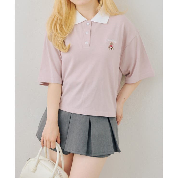 ピンク | クマさんのポロT | RMAF　NICE CLAUP / OLIVE des OLIVE